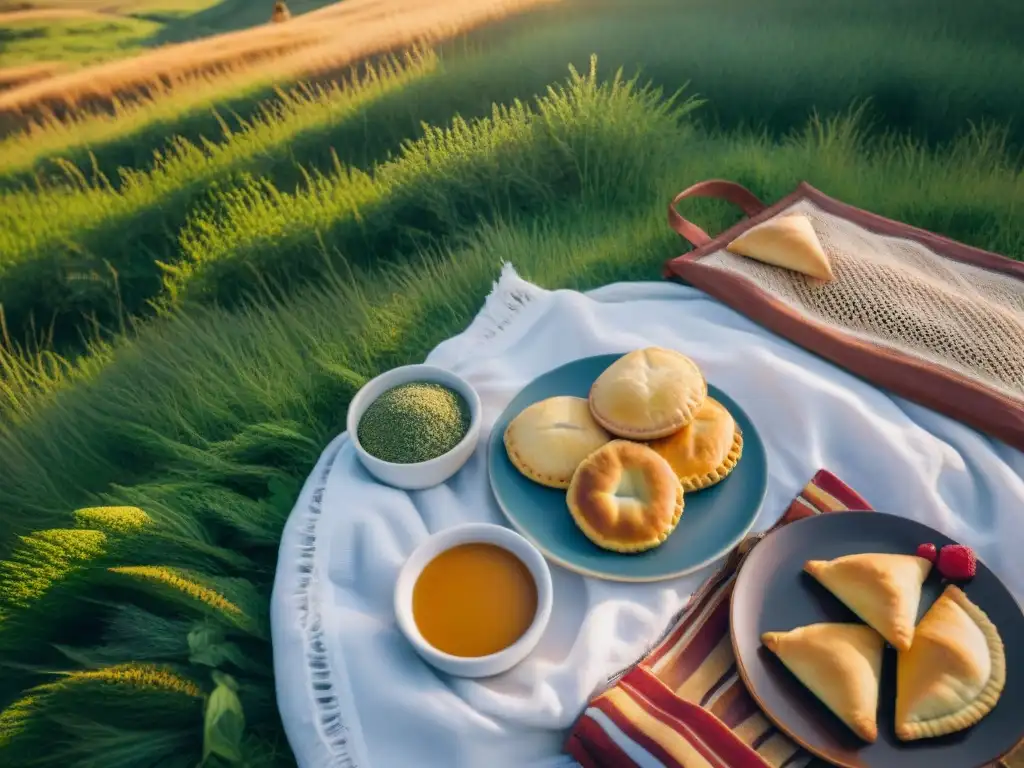 Un idílico picnic en Uruguay con paisajes verdes, amigos sonrientes y delicias locales