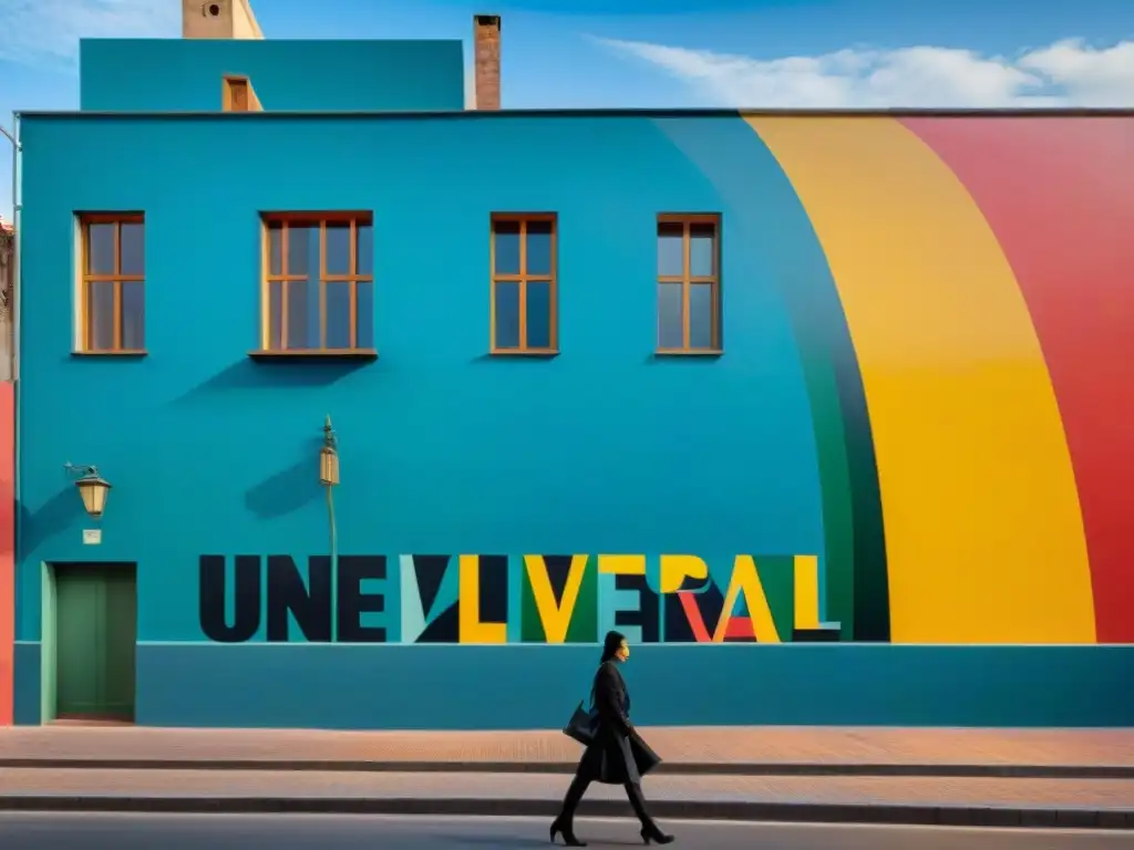 Impresionante mural 'Constructivo Universal' de Joaquín Torres García en el Teatro Solís, arte uruguayo