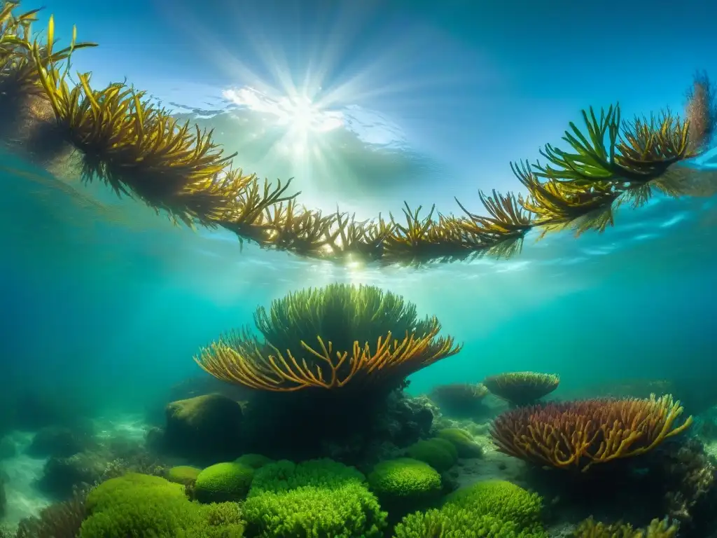 Un impresionante tapiz de vida submarina en las aguas de Uruguay: flora acuática de Uruguay