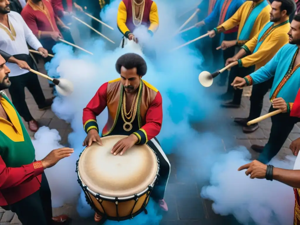 Una intensa experiencia musical afrouruguaya en Uruguay: vibrante círculo de tambores de Candombe en Montevideo