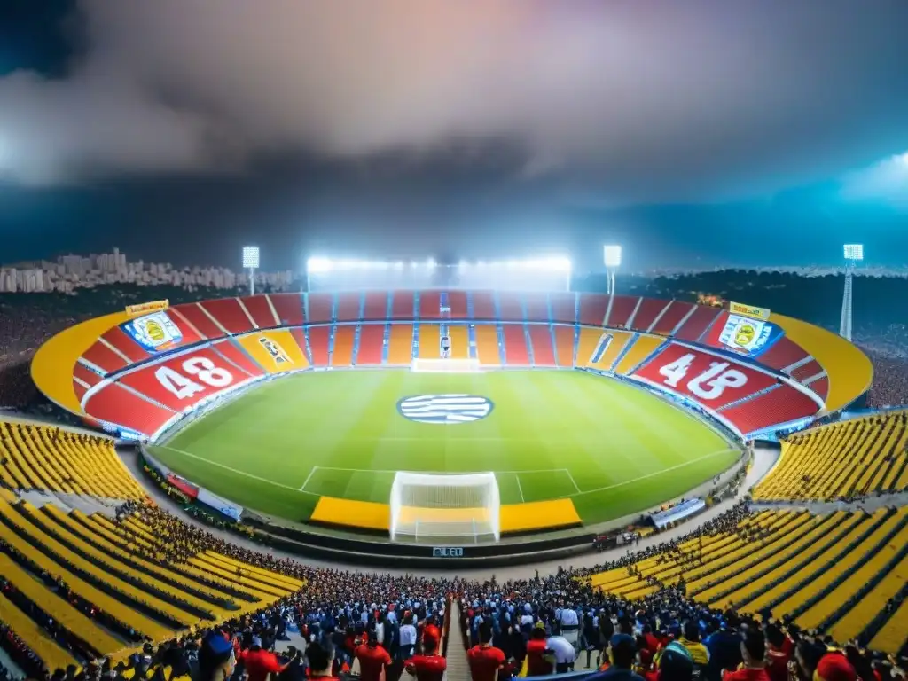 La intensa rivalidad clásica Peñarol vs Nacional cobra vida en un vibrante día de partido en el Estadio Gran Parque Central