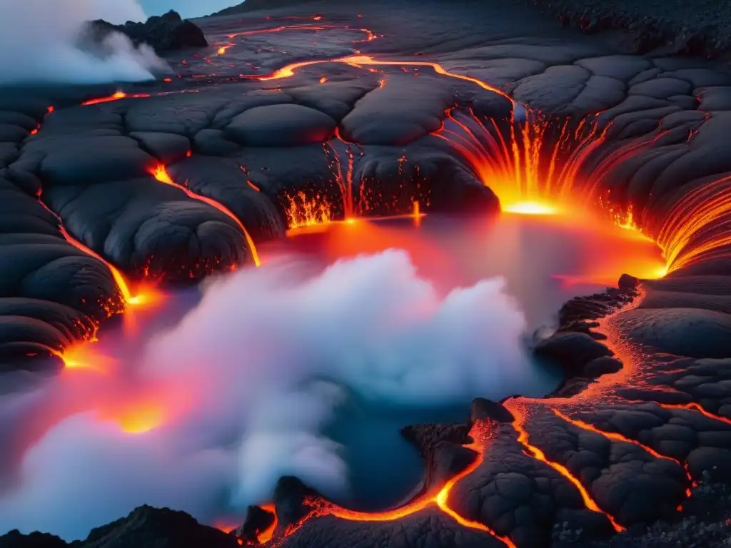 Adentrándose en la intensidad del volcán, fotografiando paisajes volcánicos en Uruguay