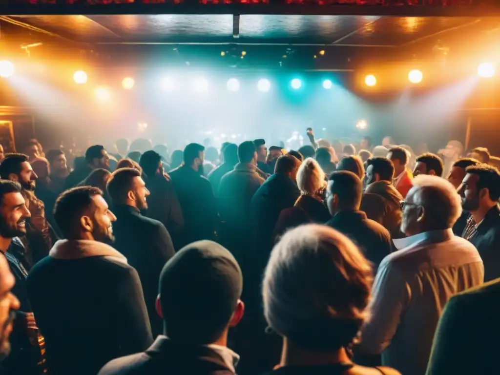 Intenso concierto en bar de Montevideo, la pasión de la banda y la vibra de la audiencia se fusionan