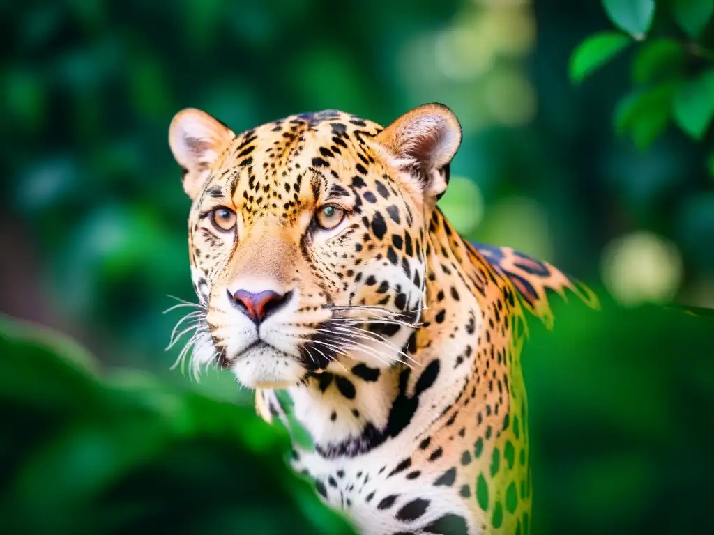 Jaguar majestuoso en la selva de Uruguay, conservación fauna Uruguay riquezas naturales