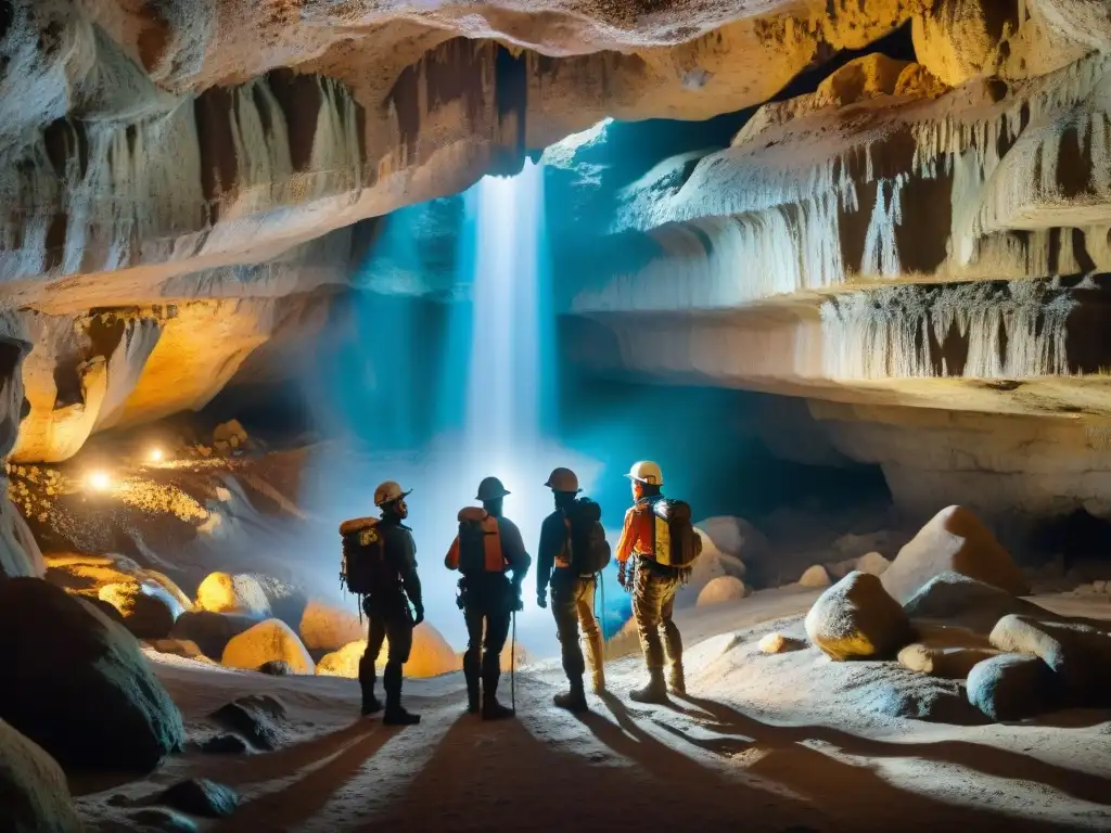 Descubre la magia de las cuevas subterráneas con un seguro de viaje aventuras subterráneas