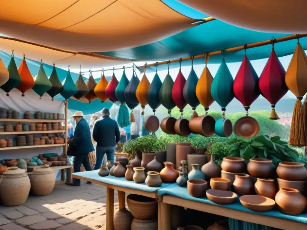 Explora la magia de las ferias artesanales más vibrantes de Uruguay, con coloridas textiles y artesanías únicas