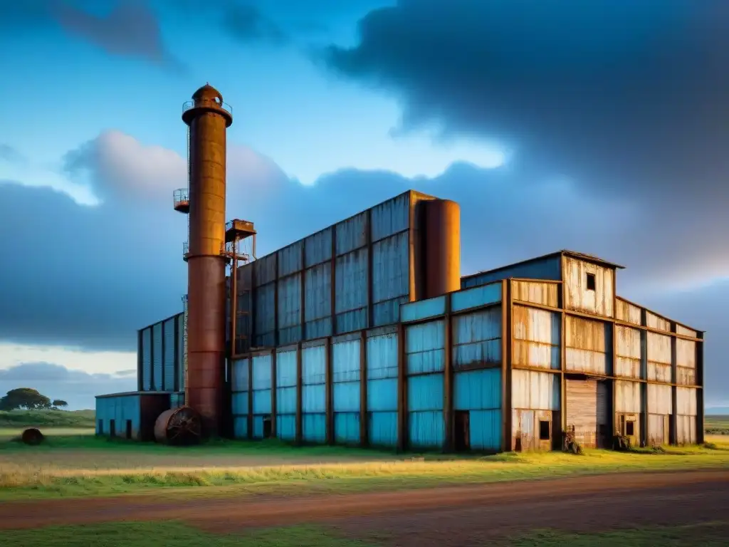 Majestuosa arquitectura industrial en Fray Bentos, Uruguay, capturada por fotógrafos