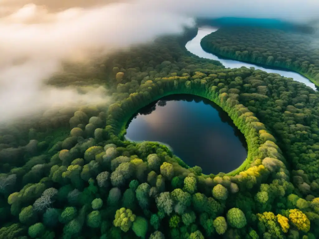 Un majestuoso paisaje del Parque Nacional Esteros de Farrapos en Uruguay, resaltando su biodiversidad y equilibrio ecológico