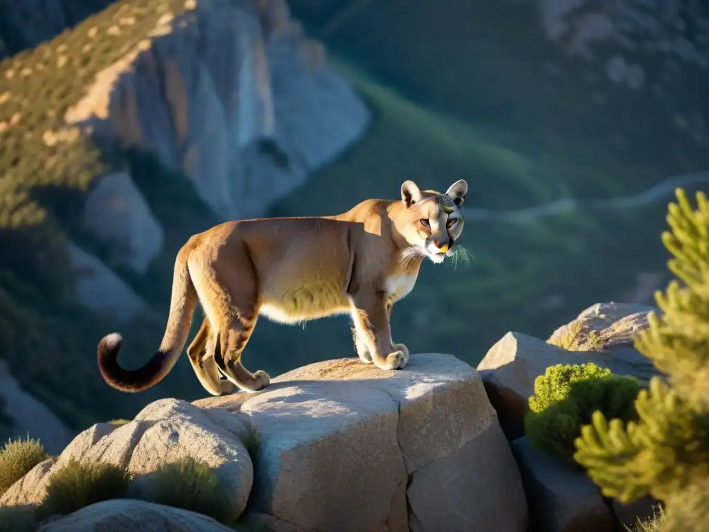 Un majestuoso Puma surcando la Sierra de las Ánimas en la misteriosa Ruta del Puma