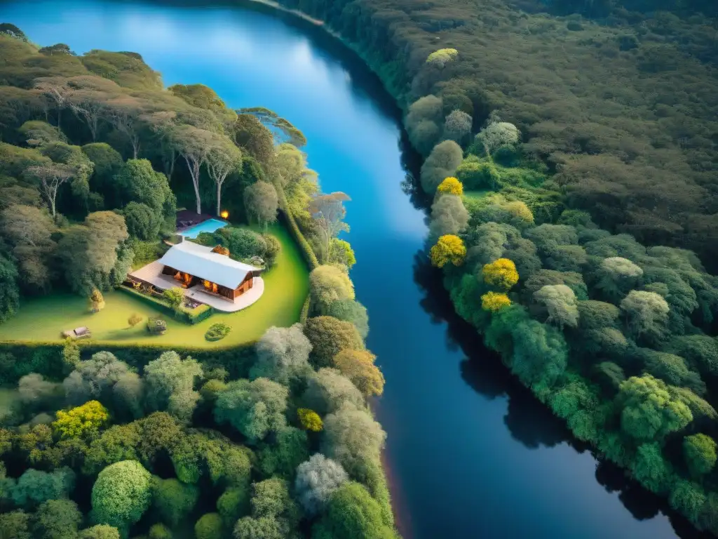 Mejores ecolodges Uruguay: aventura y relax en un paraíso verde con río, lodge ecológico y actividades al aire libre