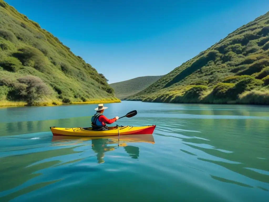 Explorando los mejores itinerarios de kayak en Laguna Garzón, Uruguay, entre la serenidad de sus aguas y exuberante vegetación