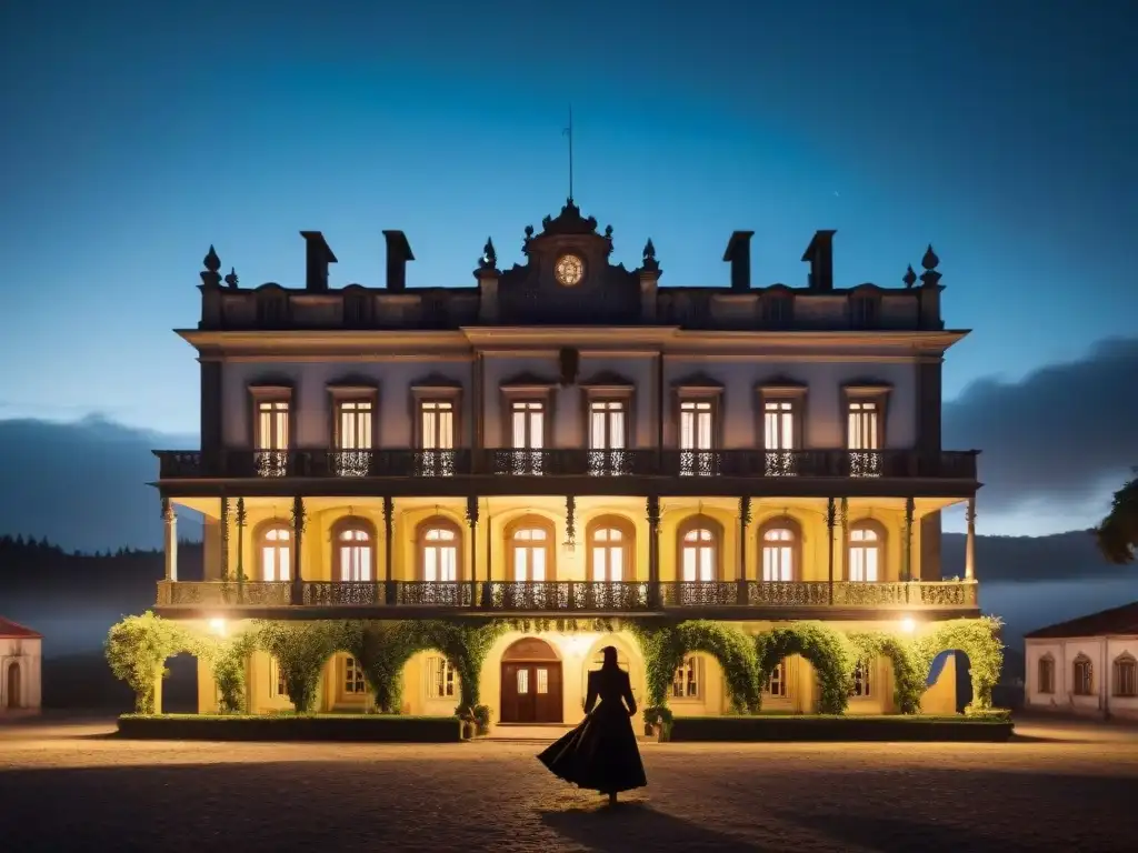 Un misterioso tour nocturno por el histórico Hotel Viena en Minas, Uruguay, rodeado de sombras y misterio