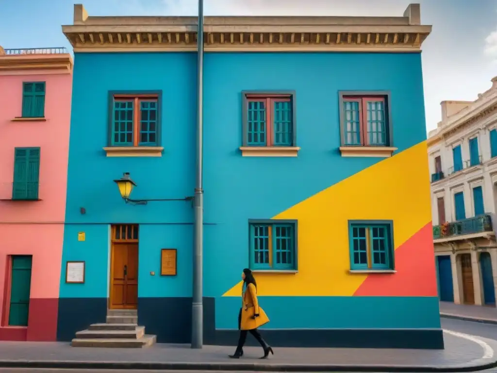 Un mural vibrante y detallado en Montevideo, Uruguay, muestra diversidad y creatividad