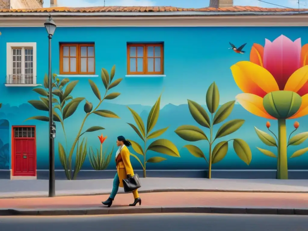 Murales emblemáticos Montevideo colores: Historia y arte se fusionan en un vibrante mural de la ciudad, destacando su diversidad cultural