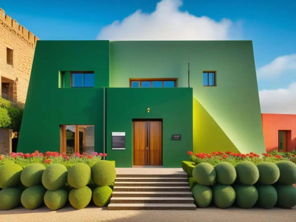 Explora el Museo Figari en Uruguay, admirando su arquitectura detallada y encantadora