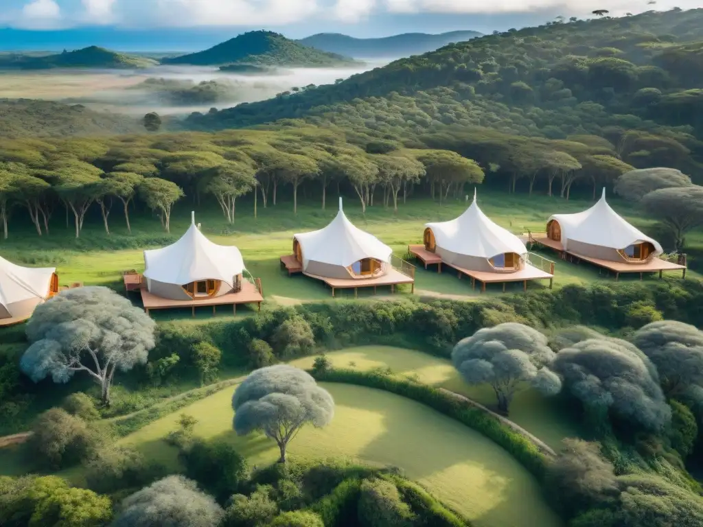 Un oasis sostenible: lujoso ecoglamping en Uruguay entre naturaleza exuberante