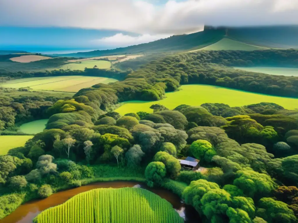 Un paisaje exuberante en Uruguay, donde proyectos ecoturismo inspiran acciones