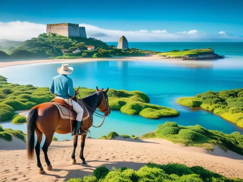 Un paisaje impresionante de Uruguay: campo verde, playas vírgenes, cultura vibrante