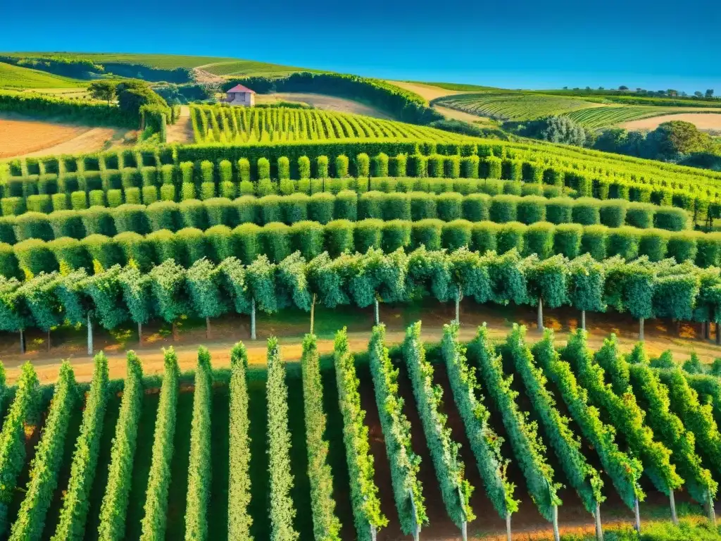 Un paisaje impresionante de viñedos en Uruguay, las rutas del vino más fotogénicas