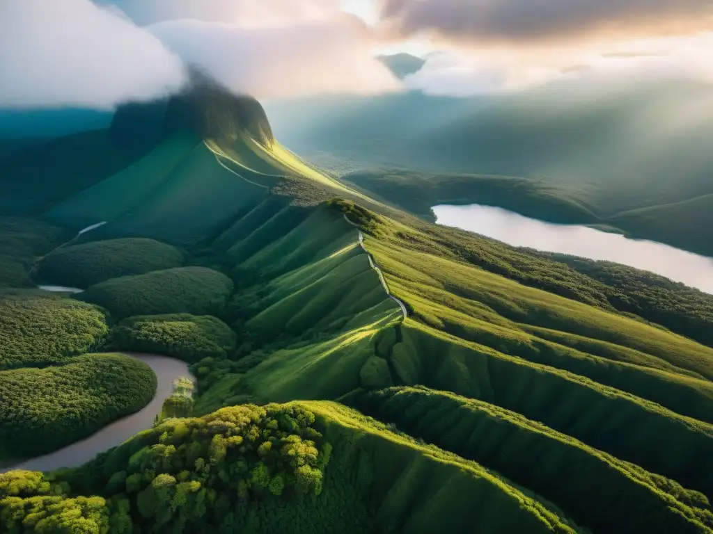 Un paraíso natural en Cerro Largo, Uruguay: paisajes verdes, ríos sinuosos y montañas majestuosas