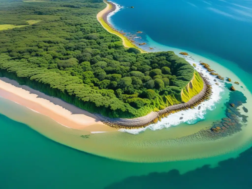 Un paraíso natural en Uruguay donde la tierra se encuentra con el mar, reflejando proyectos diferencia en ecoturismo