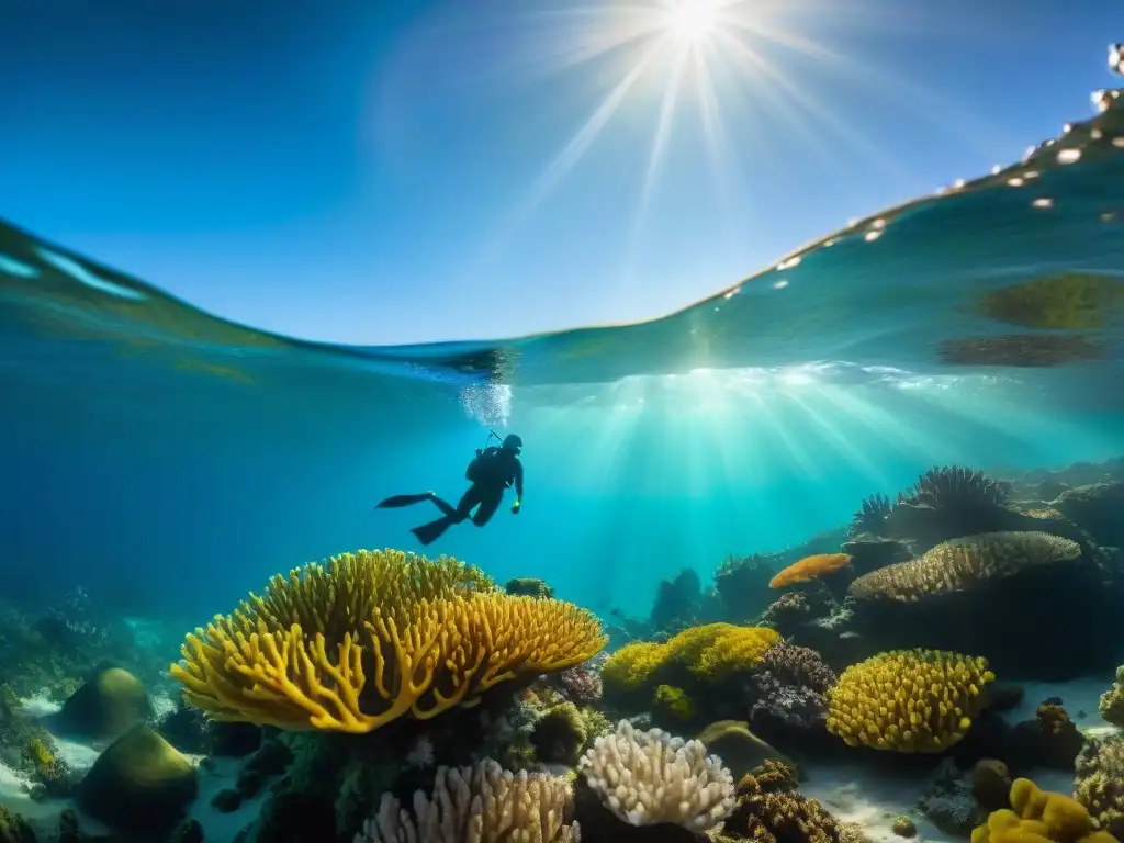 Explorando el paraíso submarino en Punta del Diablo, snorkel en aguas cristalinas