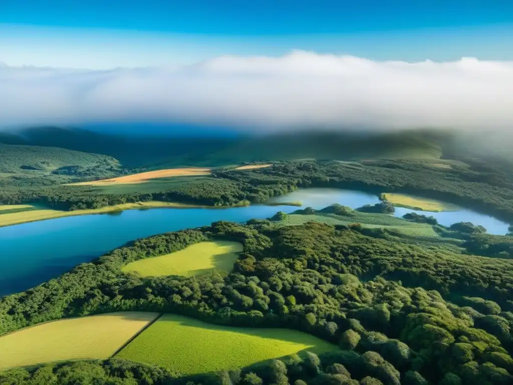 Un paraíso verde: paisajes de Uruguay en armonía con la naturaleza