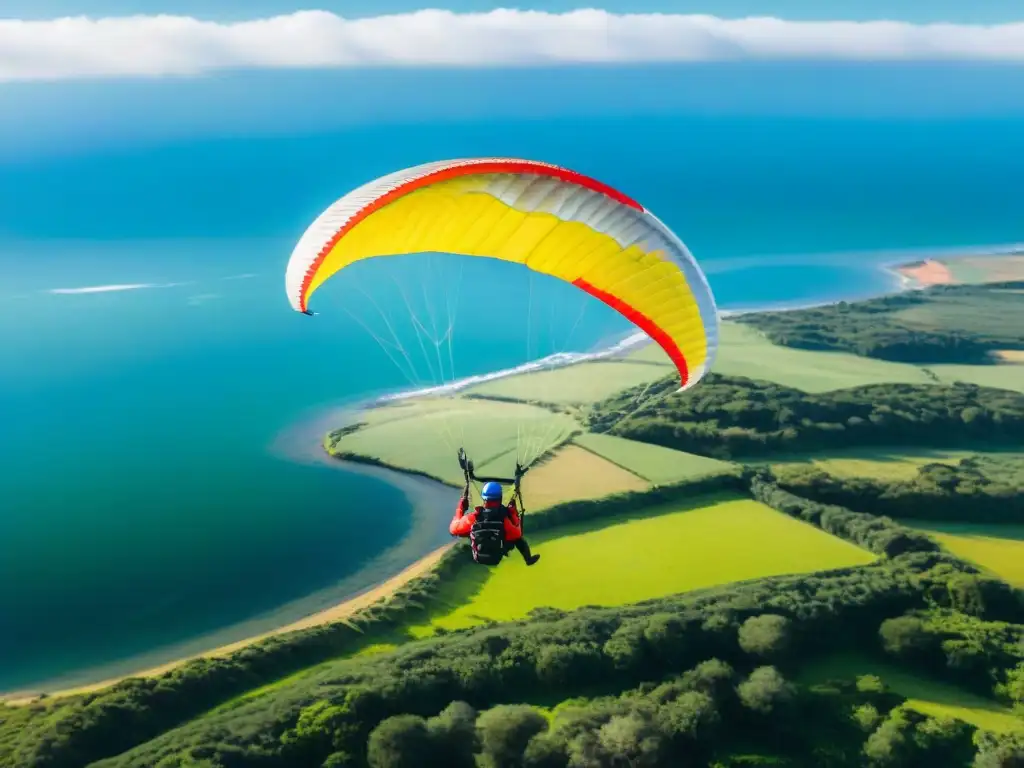 Parapente en Uruguay: experiencia auténtica de libertad y aventura sobre verdes paisajes