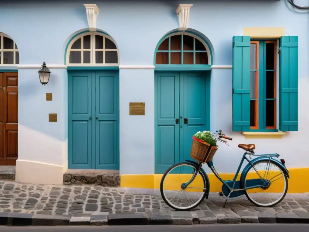 Un paseo por las calles empedradas de Colonia del Sacramento, Uruguay, rodeadas de edificios coloniales coloridos y detalles arquitectónicos