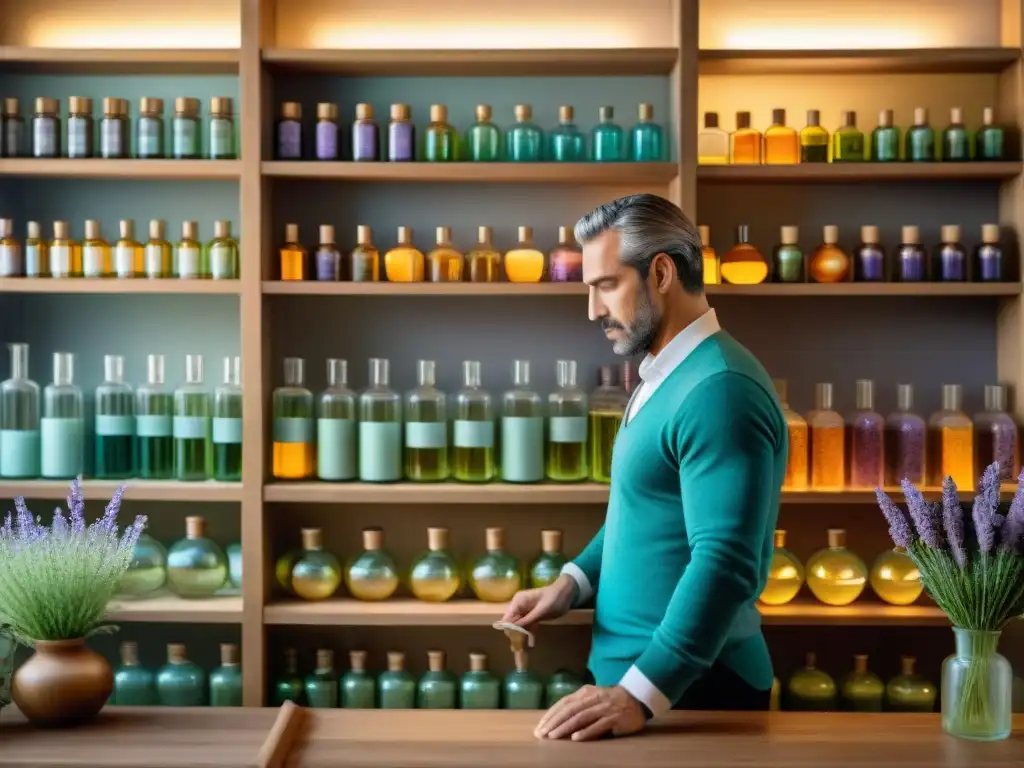 Un perfumista experto en Uruguay selecciona y mezcla botánicos locales para crear perfumes con esencia de Uruguay