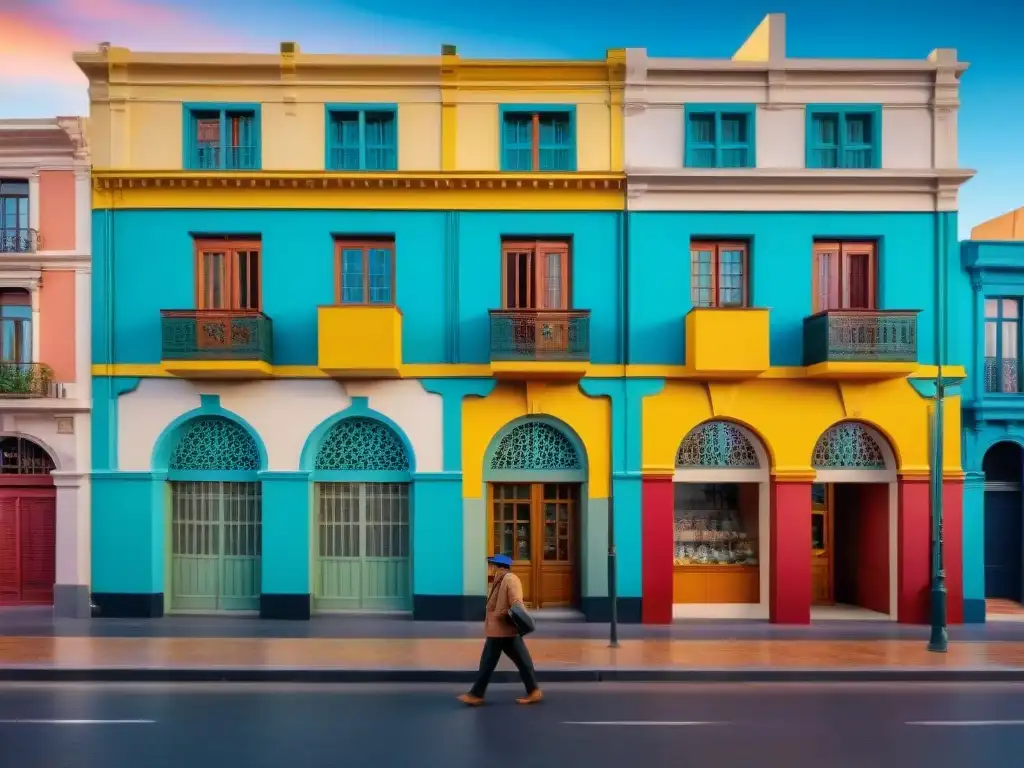 Pinturas murales de películas uruguayas en las calles de Montevideo, reflejando el patrimonio de la industria cinematográfica uruguaya