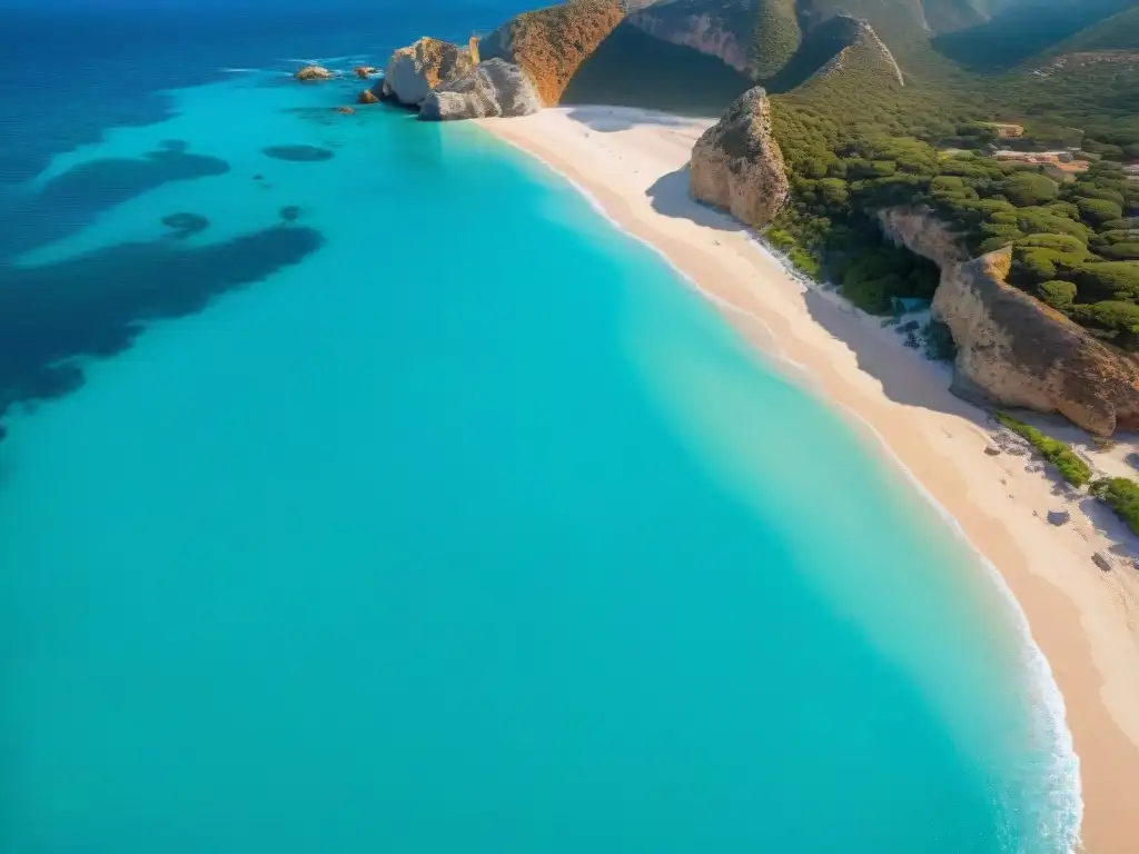 Playas vírgenes La Paloma: Playa virgen de La Paloma con aguas cristalinas, arena dorada y acantilados de fondo