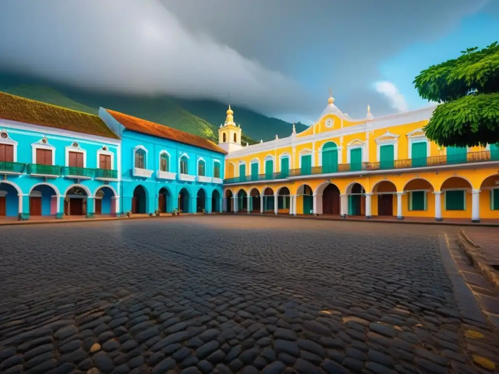 'Plaza Mayor de Trinidad, Uruguay: arquitectura, naturaleza y festivales se fusionan en vibrante imagen'