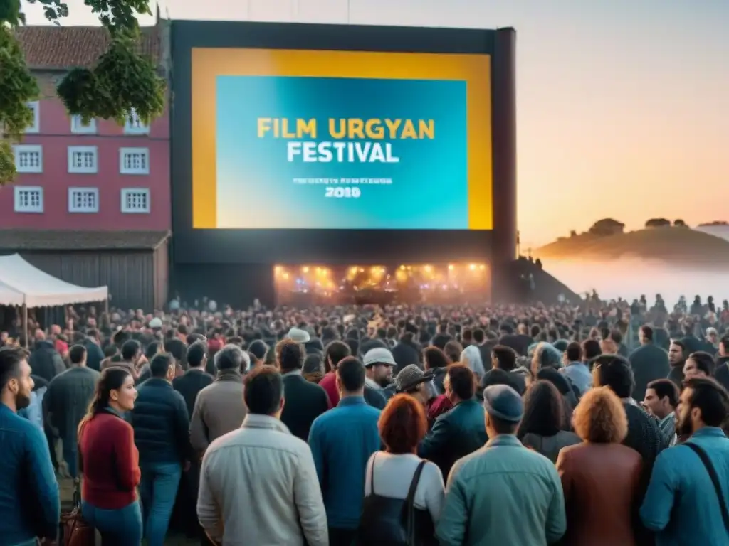 Público diverso disfruta del cine uruguayo siglo XXI en festival vibrante al aire libre