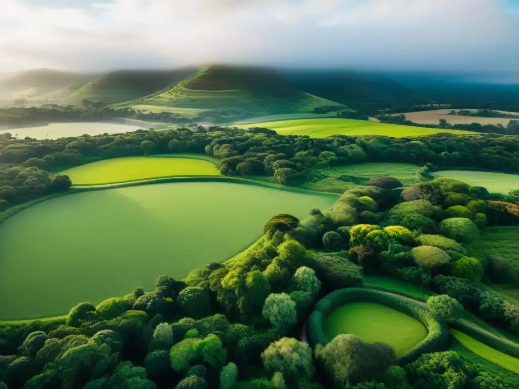 Un refugio espiritual en Uruguay, rodeado de exuberante naturaleza y un río sereno