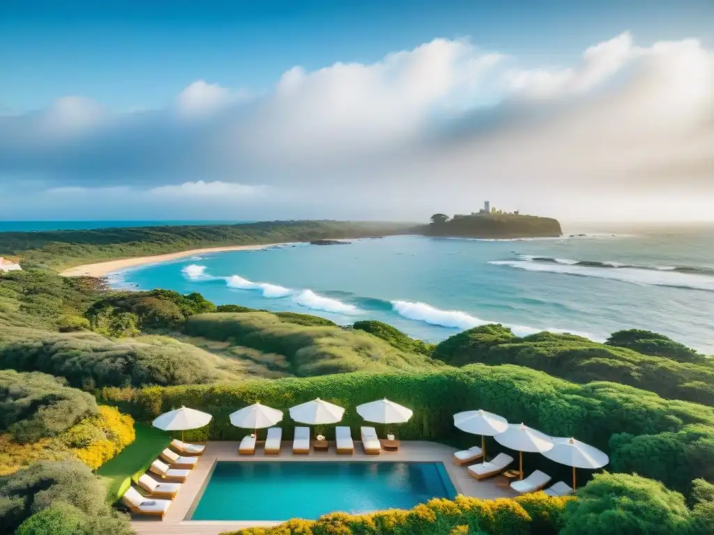 Un refugio de lujo entre la exuberante naturaleza y el mar, en un hotel boutique de verano en Uruguay