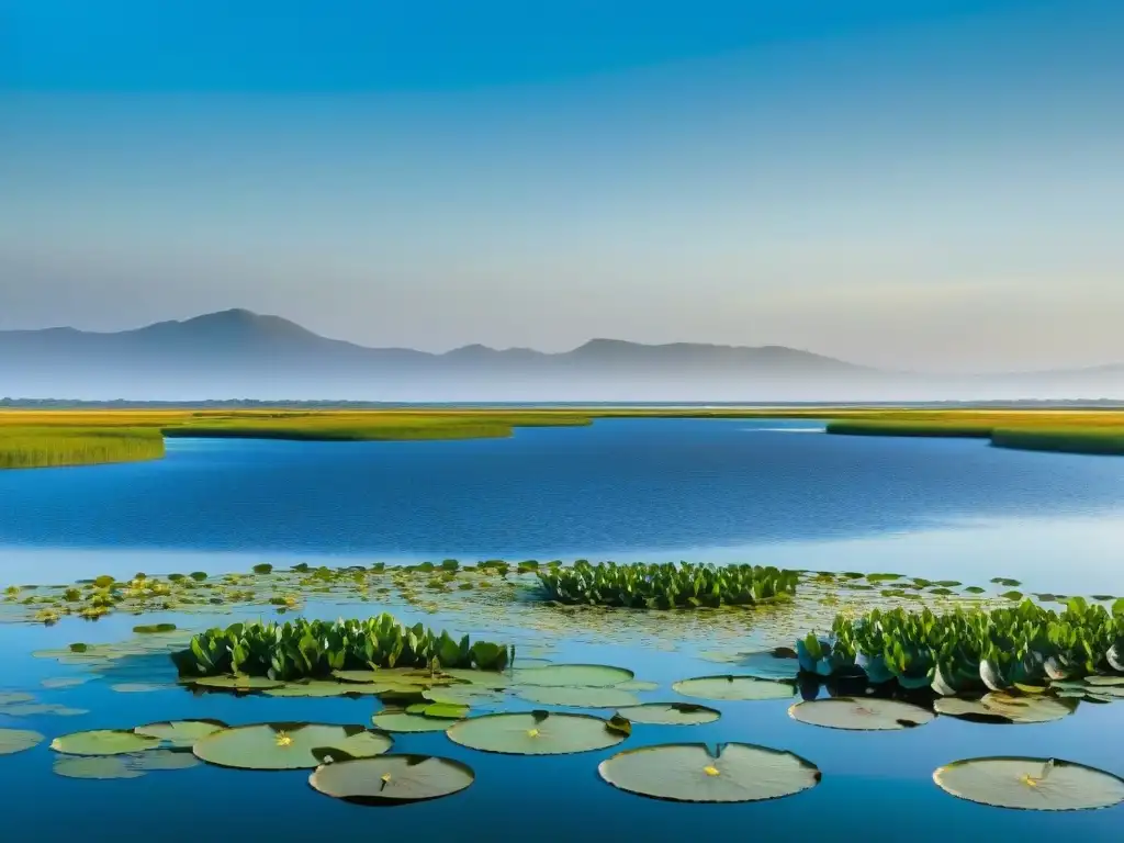 Reservas naturales impresionantes en Uruguay: Red de humedales en Reserva de Biosfera Bañados del Este, con fauna y flora vibrante