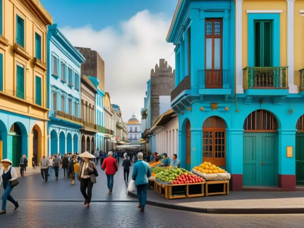 Descubre la riqueza cultural de Montevideo, Uruguay, con su vibrante mercado callejero