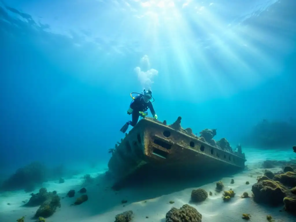 Descubriendo secretos subacuáticos en Uruguay: arqueólogos submarinos iluminan naufragio en misteriosas profundidades marinas