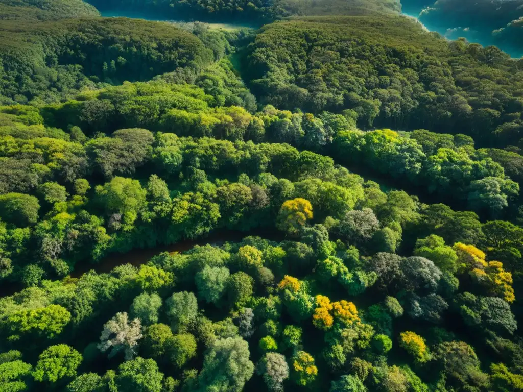 Explora los senderos de un bosque exuberante en Uruguay, donde la biodiversidad y la belleza natural se unen