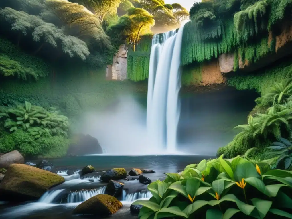 Descubre la serenidad de las cascadas ocultas en Uruguay, un paraíso para aventureros