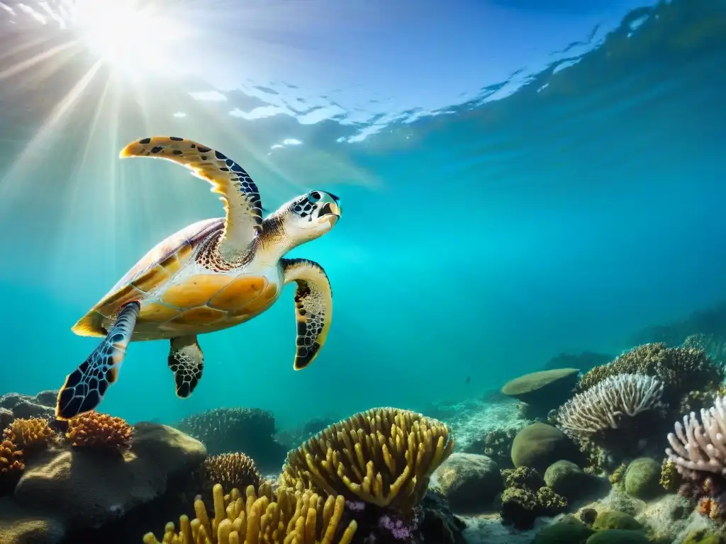 Maravillosa fotografía submarina costas Uruguay con peces coloridos, tortugas marinas y corales en aguas cristalinas