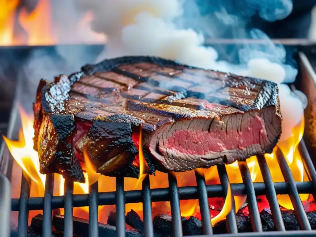 Deléitate con un suculento asado en parrilla tradicional del Mercado del Puerto Montevideo