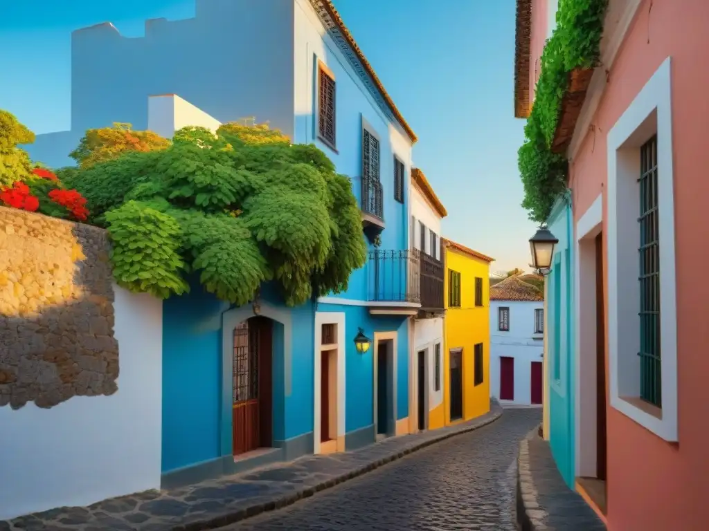 Tour privado por las calles coloridas de Colonia del Sacramento al atardecer, con su arquitectura colonial y encanto histórico