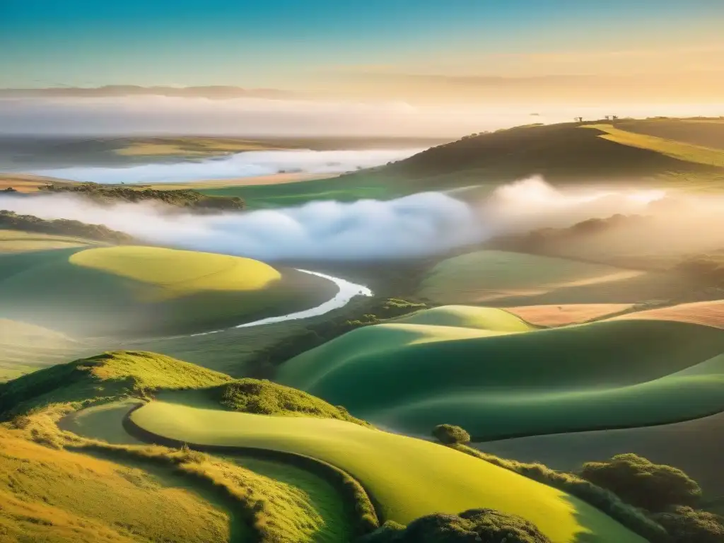 Preservación de la tranquilidad en el paisaje natural de Uruguay