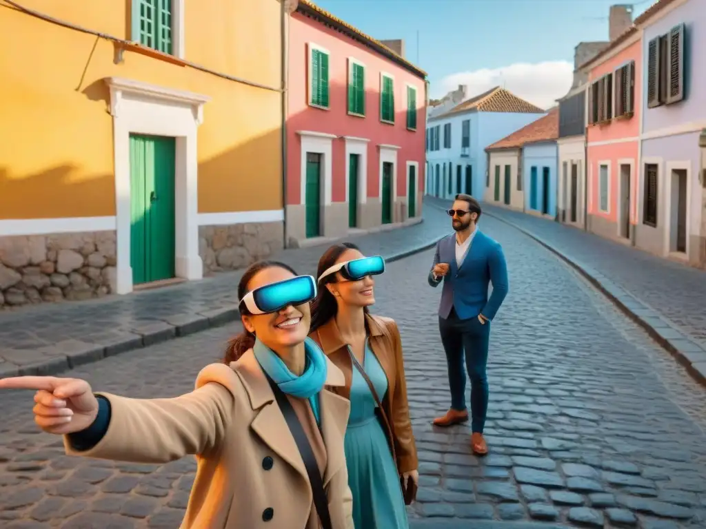 Turistas en Uruguay exploran con gafas de realidad aumentada, fusionando tradición y tecnología