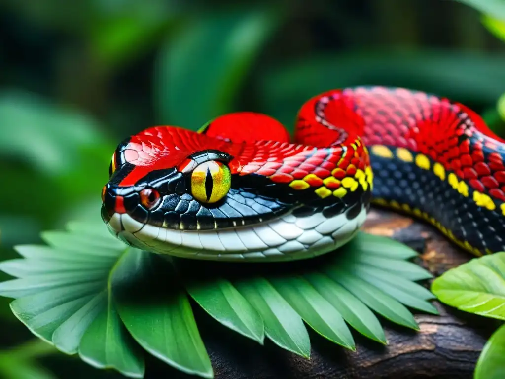 Un urutú vibrante en la selva uruguaya