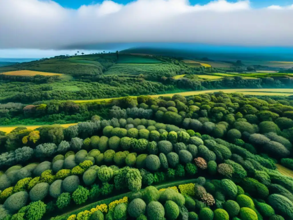 Un viaje entre las flores de la Ruta de las Flores en Uruguay, un paisaje colorido y vibrante