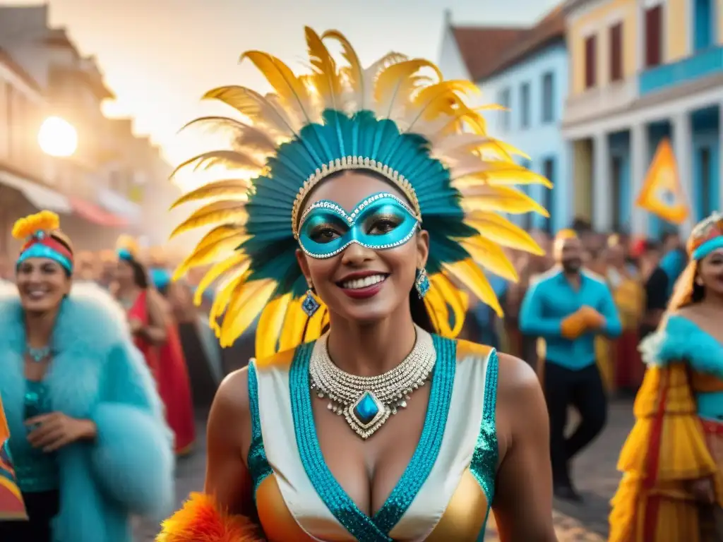 Vibrante Carnaval en Bella Unión Uruguay: bailarines, música, colores y alegría en las calles