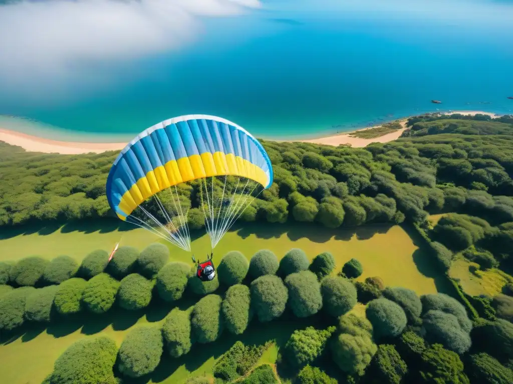 Un vibrante espectáculo de parapentes sobre Uruguay, tendencias innovadoras en parapente en Uruguay